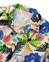 UNIJAMES COCONUT TREES VARIOUS ANIMALS HAWAIIAN SHIRT