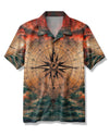 UNIJAMES COMPASS OCEAN HAWAIIAN SHIRT