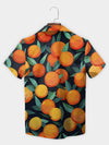 UniJames Orange Vibrant Delight Hawaiian Shirt