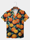 UniJames Orange Vibrant Delight Hawaiian Shirt