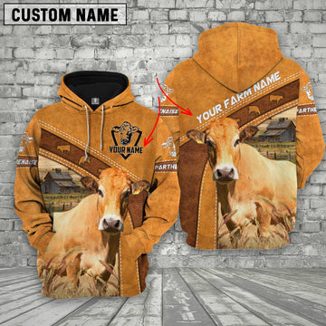 Uni  Personalized Name Parthenaise All Over Printed 3D Cattle Hoodie