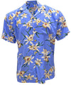 UniJames Star Orchid - Periwinkle Short Sleeve Hawaiian Shirt