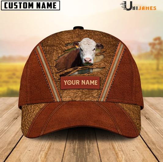 Uni Happy Hereford Customized Name Cap