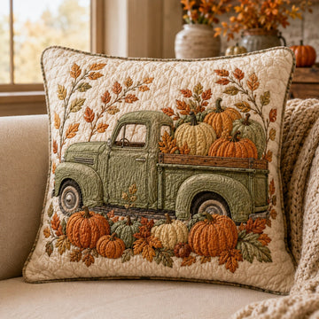 Gnome Truck Quilted Pillow Case NCU0VL3761