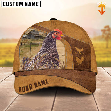 Uni Custom Name Plymouth Rocks Chicken Cap