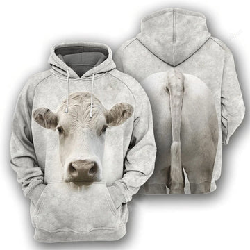 Charolais 3D All Over Printed Hoodie