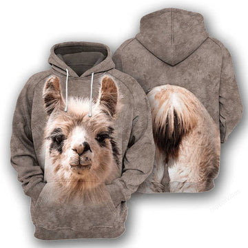 Llama 3D All Over Printed Hoodie