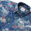 UniJames Forbidden Gardens - Navy Short Sleeve Hawaiian Shirt