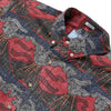 UniJames Lua Pele - Earth Red Short Sleeve Hawaiian Shirt