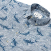 UniJames Mano - Navy Short Sleeve Hawaiian Shirt