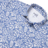 UniJames Oahu Harvest Performance Polo - Blue Horizon Short Sleeve Hawaiian Shirt