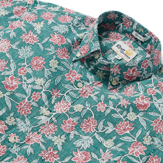 UniJames Sentosa - Bayberry Short Sleeve Hawaiian Shirt