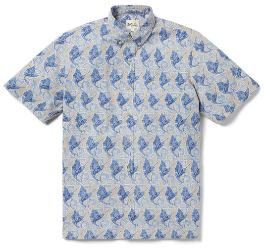UniJames Speedy Swords - Sand Short Sleeve Hawaiian Shirt