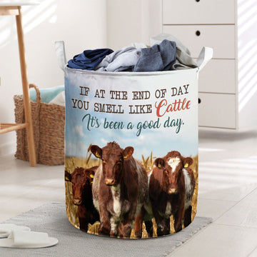 Uni Shorthorn - It's Been A Good Day Laundry Basket
