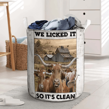 Uni Texas Longhorn Barn Laundry Basket