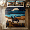 Uni All Season Quilt 3-Piece Set - Cowboy Under The Moonlight