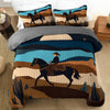 Uni All Season Quilt 3-Piece Set - Cowboy Under The Moonlight