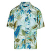 UniJames Men's Retro Shirt - Azzurra Cobalt Short Sleeve Hawaiian Shirt