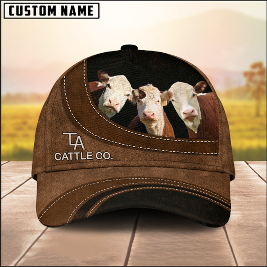 Uni Hereford Logo Happiness Customized Name Cap