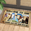 Uni Welcome To Our Farm - Hereford Doormat