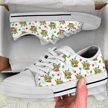 Uni Cow Leaf Low Top Shoes