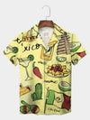 UniJames Yellow Celebrate Mexico Tequila And Tacos Hawaiian Shirt