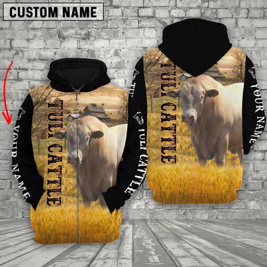 Uni Personalized Name Tuli On The Farm All Over Printed 3D Hoodie