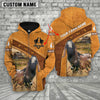 Uni Nubian Goats Custom Name Retro Hoodie