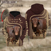 Uni Personalized Name Beefmaster Cattle Hoodie TT13