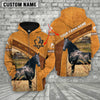 Uni Tennessee Walking Horse Custom Name Race Hoodie