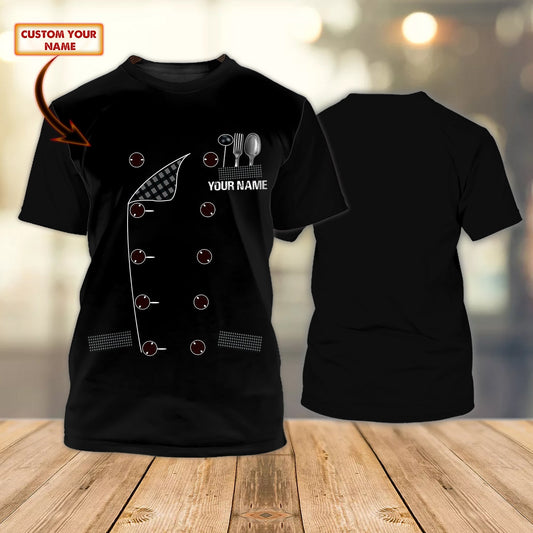 CHEF 2 - Personalized Name 3D All Over Printed Shirt