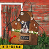 Uni Personalized Name Border Collie All Over Printed 3D Apron