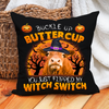 Uni Happy Halloween Gelbvieh Buckle Up Butter Cup Pillow Case