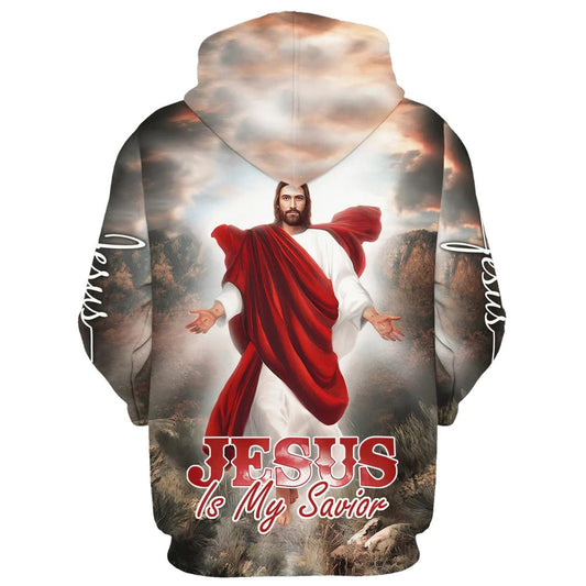 Jesus Christ Is My Savior Hoodie Jesus Is Coming Hoodies Jesus Hoodie Men & Women, God 3D Printed Hoodie, Christian Apparel Hoodies