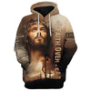 Jesus Faith Over Fear 3D Hoodies Jesus Hoodie Men & Women, God 3D Printed Hoodie, Christian Apparel Hoodies