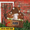 Uni Personalized Name Sheep All Over Printed 3D Apron