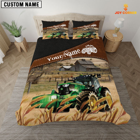 Uni Tractor On The Field Customized Name 3D Bedding Set