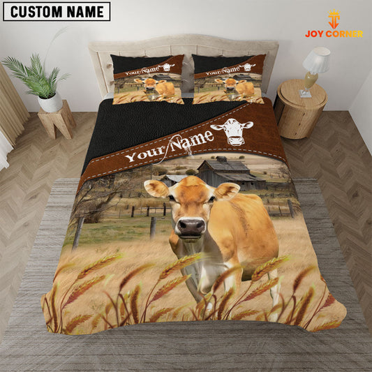 Uni Jersey On The Field Customized Name 3D Bedding Set