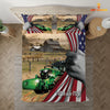 Uni Tractor 3D US Flag Bedding Set