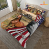 Uni Horse 3D US Flag Bedding Set