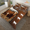 Uni Simmental On Farm Brown 3D Bedding Set