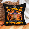 Uni Happy Halloween TX-Longhorn Buckle Up Butter Cup Pillow Case
