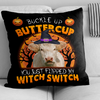 Uni Happy Halloween Charolais Buckle Up Butter Cup Pillow Case