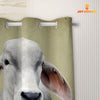 Uni Brahman Cattle Hello Sweet Cheeks 3D Shower Curtain