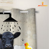 Uni Black Angus I Don't Sing In The Shower 3D Shower Curtain