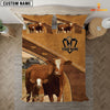 Uni Custom Name Simbrah Cattle Bedding set