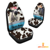 Uni Speckle Park Pattern Customized Name Dairy Cow Car Seat Cover Set