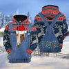 Uni Horse Christmas Knitting Pattern 3D Hoodie