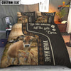 Uni Jersey Like Someone Left The Gate Open Customized Name 3D Bedding Set