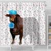Uni Beefmaster Flower 3D Shower Curtain